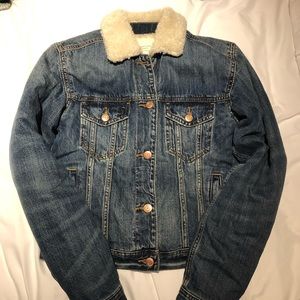 DENIM SHERPA JACKET